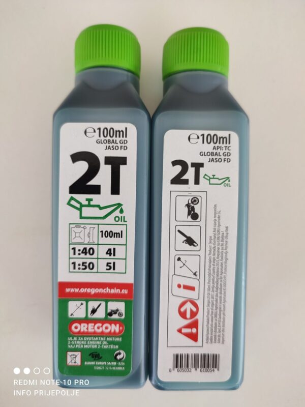 OREGON ulje za mešavinu 2T 100 ml zeleno
